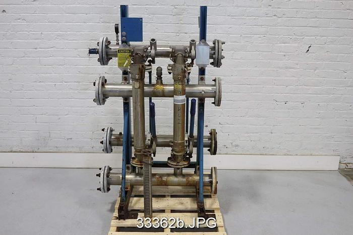 Used Ronningen Petter SS84-102-BW-MX 2-Bank Canister Filter #33362