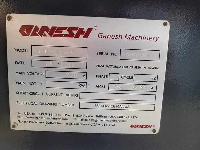 Used 2015 Ganesh CYCLONE 32 CS