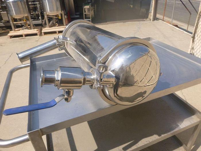 Used Heat Exchanger, Shell & Tube, 13.5 SF, S/st, Single Pass, A #S744237