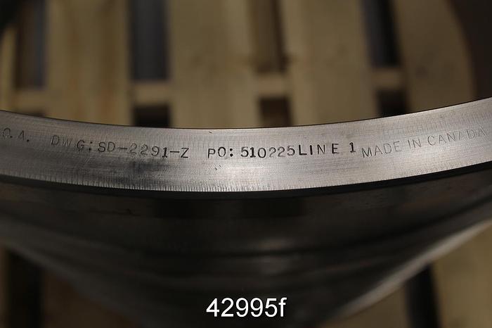 Unused Voith Sulzer MSM 08/08 Chromed Pressure Screen Basket with .055" Holes #42995