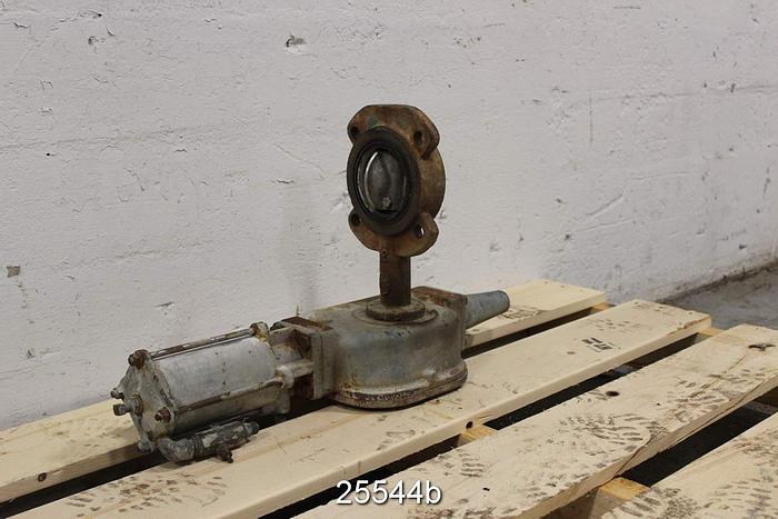 Used Dezurik 3" FIG 632 Butterfly Valve, Body Cast Iron #25544