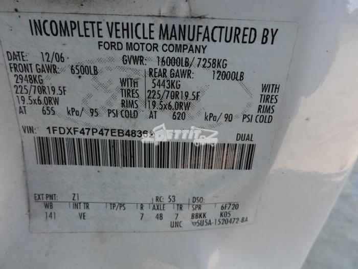 Used 2007 FORD F450 XL