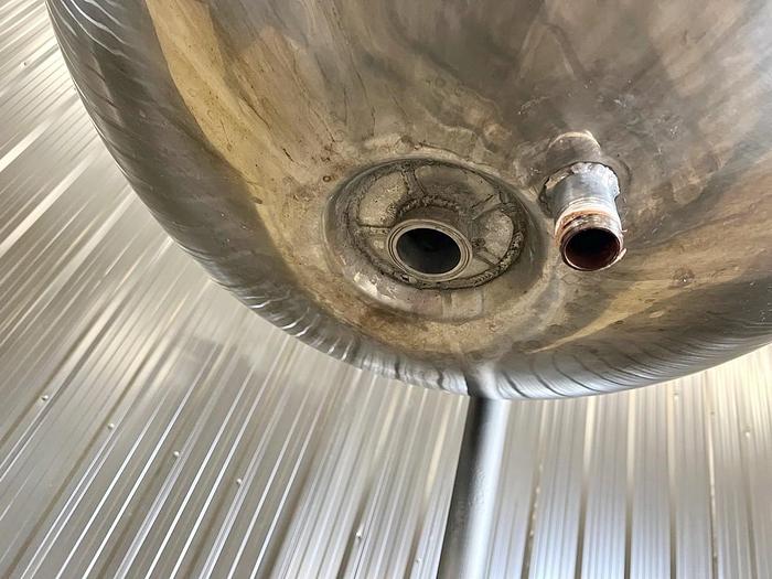 Used 150 GALLON LEE SINGLE MOTION KETTLE - S/S - 50 PSI JACKET