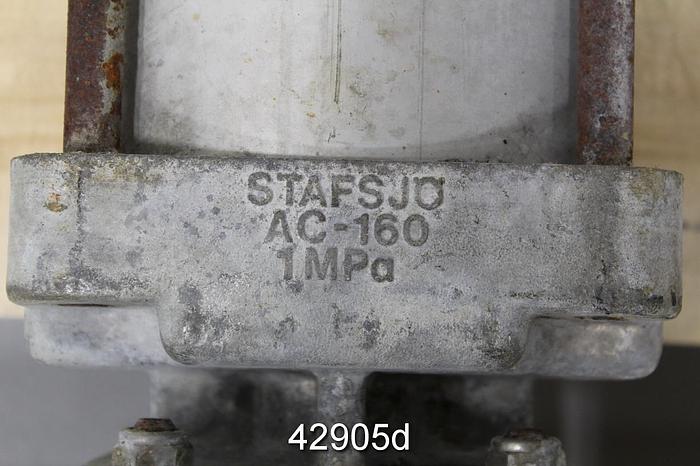 Used Stafjo 8" Air Operated Knife Gate Valve #42905