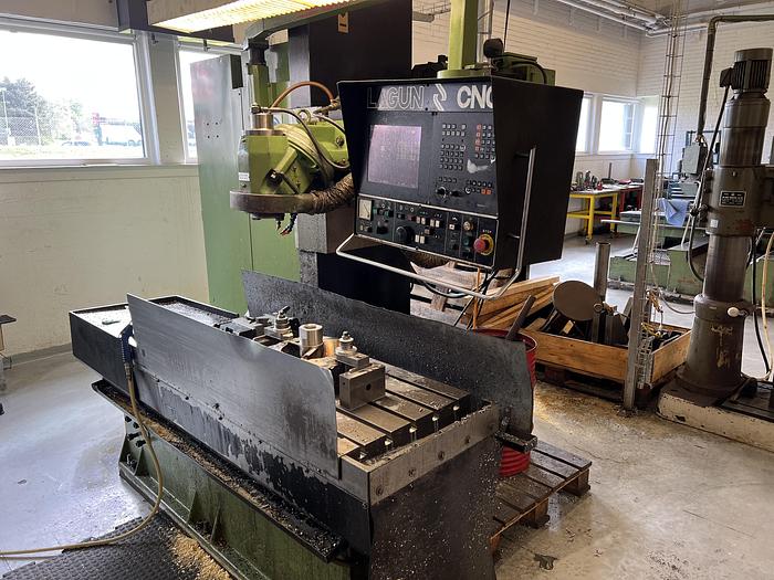 Used BRUGT CNC-BEDFRÆSER FABRIKAT LAGUN, MODEL FBF 1200