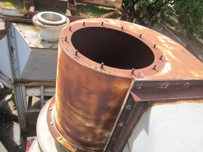 Used Scrubber, Wet, 12,000 CFM, 316 S/st, Vertical Tank, 30 HP, F #S668645