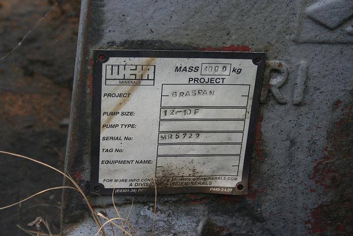 Used Warman Slurry Pump Spares