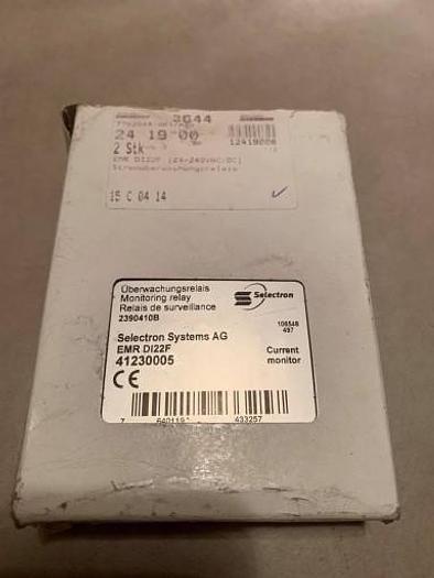 EMR DI22F Current Mon. Relay 240V 2CO, Selectron