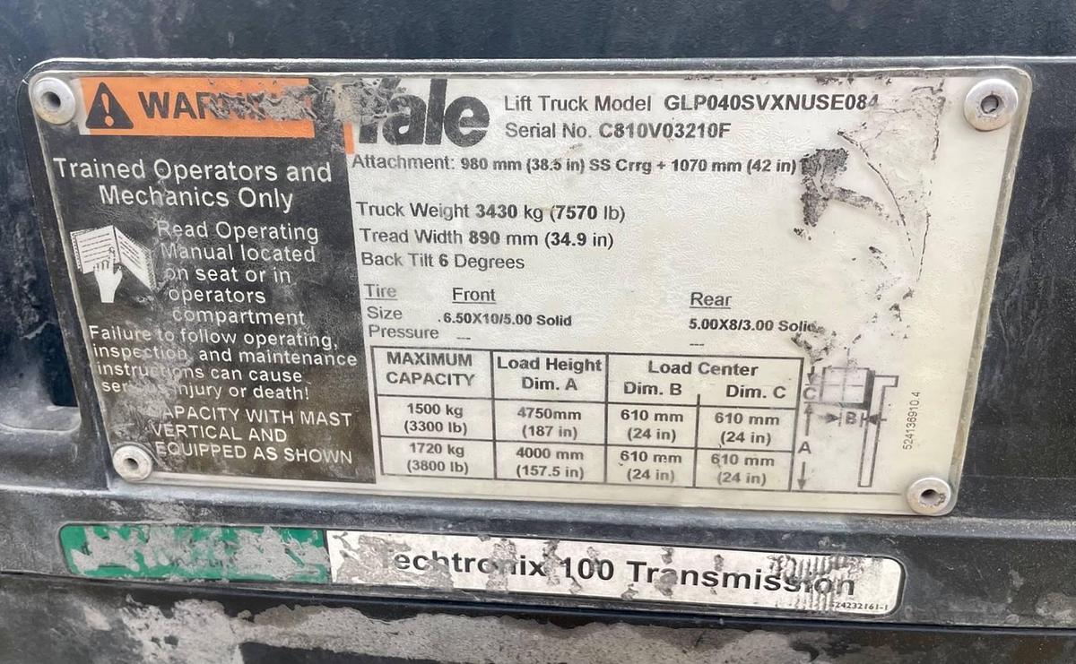 Used 2008 Yale GLP040SV