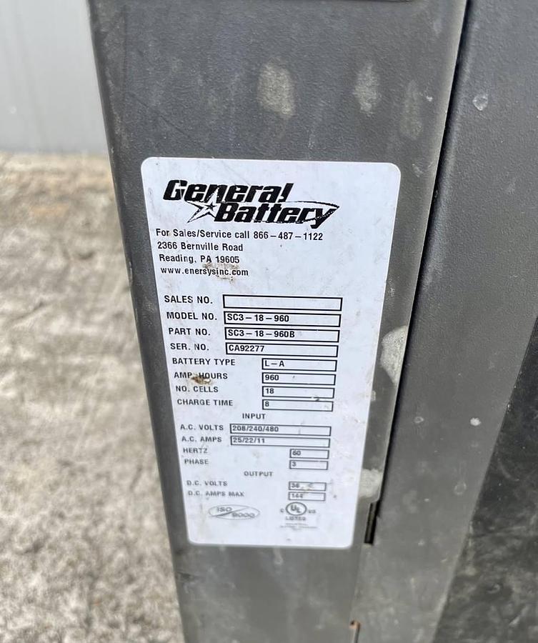 Used General Battery SC3-18-960