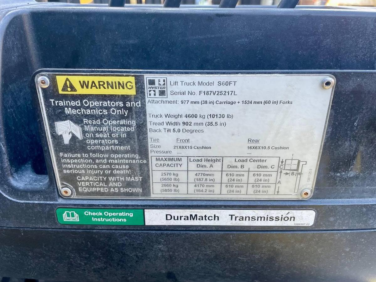 Used 2013 Hyster S60FT
