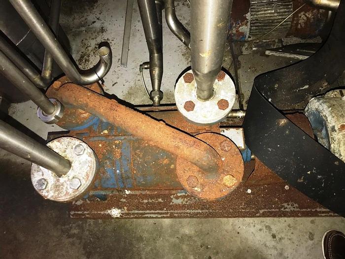 Used ANHYDRO – MVR – falling film vacuum evaporator unit