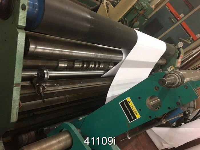 Used Dusenbery 800 Model Duplex Surface Center Slitter Rewinder #41109