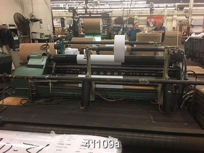 Used Dusenbery 800 Model Duplex Surface Center Slitter Rewinder #41109