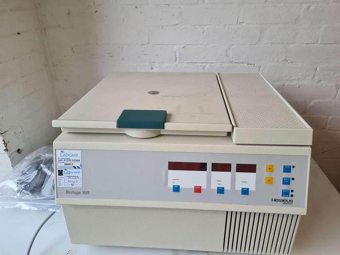 Used Hereaus Sepatech Biofuge 15R Refrigerated Centrifuge 