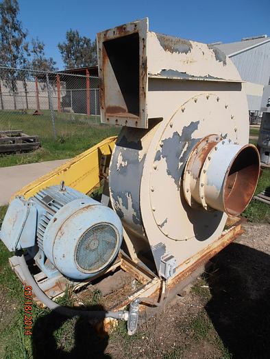 Used Blower, 100 HP, Centrifugal, 18" Inlet, 12X16 Outlet, #S738903