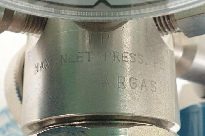 Used Airgas Y12-SR145D Gas Regulator with Smart Indicating Regulator SIR Cartridge