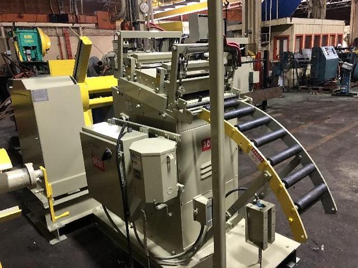 Used 20" Rowe Uncoiler Straightener Combo