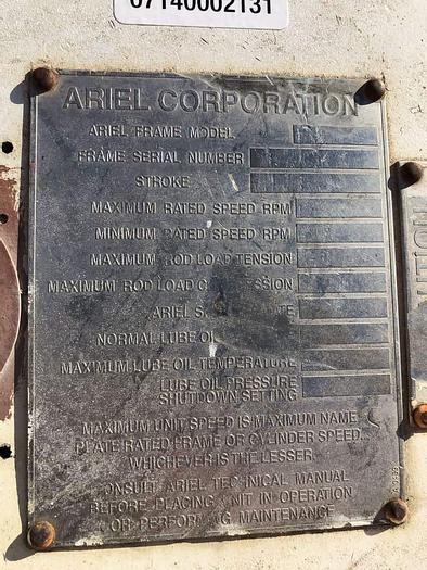 Used Ariel JGJ-2 Compressor