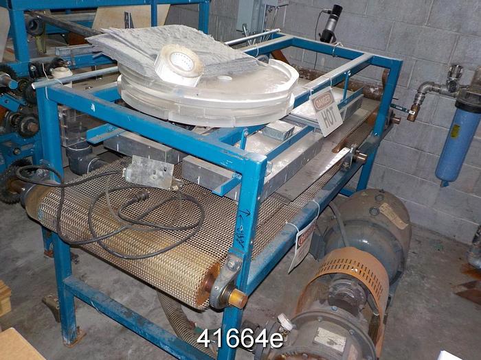 Used Lab Paper Machine Former, Dryer, Tank #41664