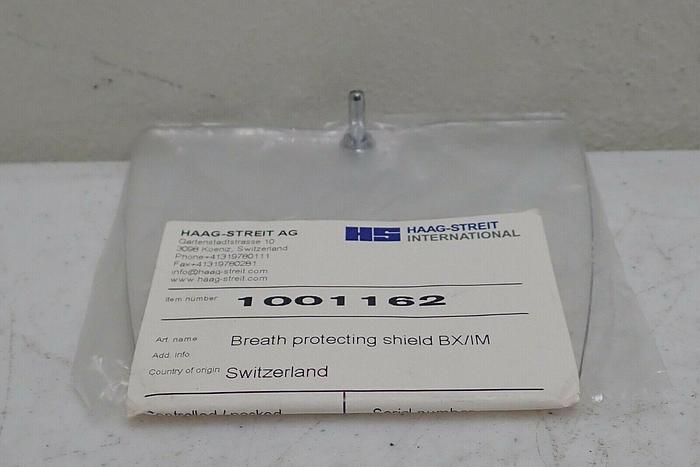 Used Haag Streit 1001162 Breath Protecting Shield BX/IM