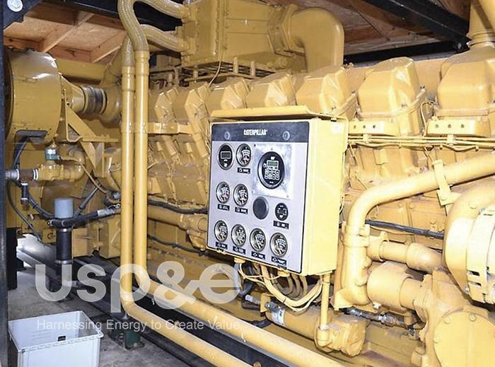 Used 0.9 MW 1998 Used Caterpillar G3516LE Natural Gas Generator Sets