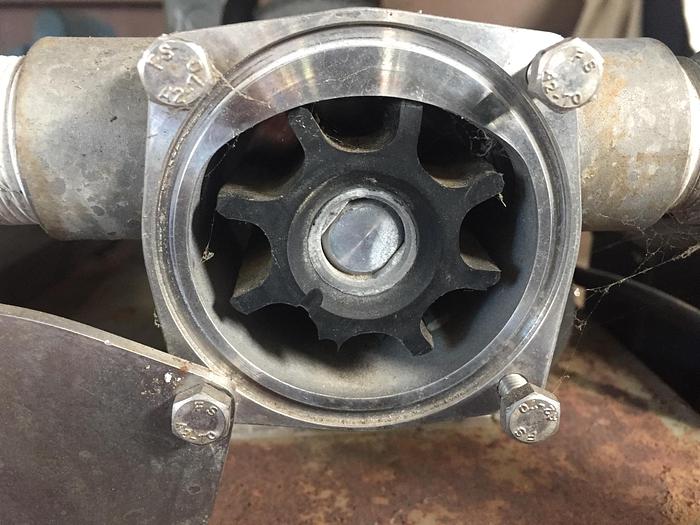 Used Pump, Positive, Jabsco, Mdl 30520-0000, S/st, 3/4 HP, 1" #S735505