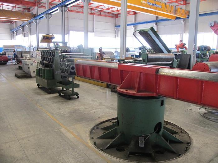 Used SACMA-MECASTEEL 1300x3mm Slitting Line  #3611