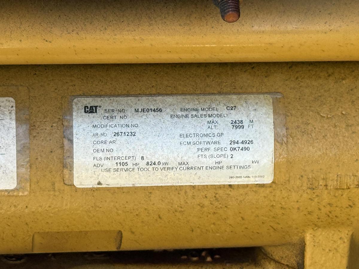 Used 2009 Caterpillar C27 Diesel Generator