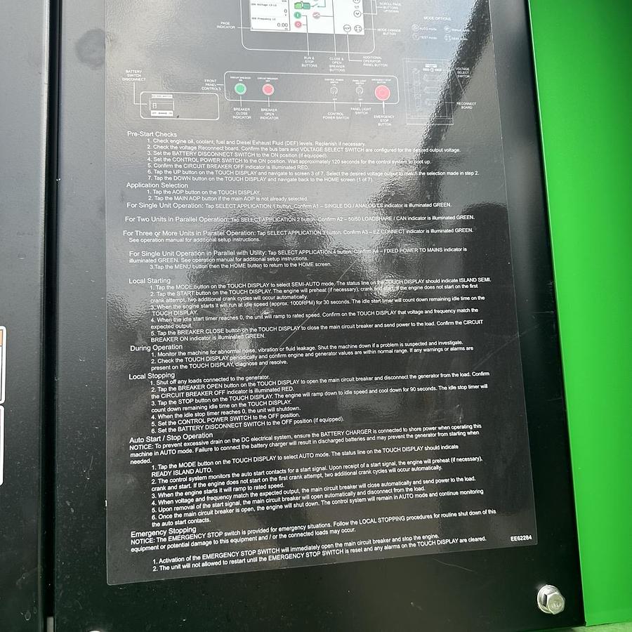 Used 320KW MULTIQUIP DCA400SSIU4F DIESEL GENERATOR