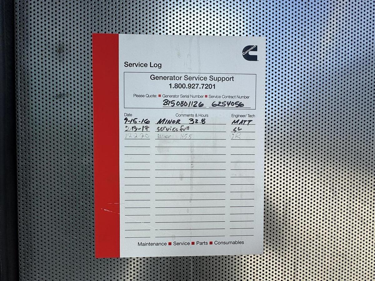 Used 1000KW CUMMINS DQFAD DIESEL GENERATOR