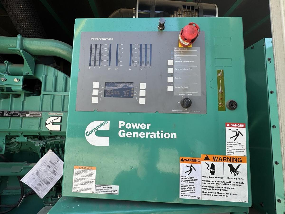Used 1000KW CUMMINS DQFAD DIESEL GENERATOR