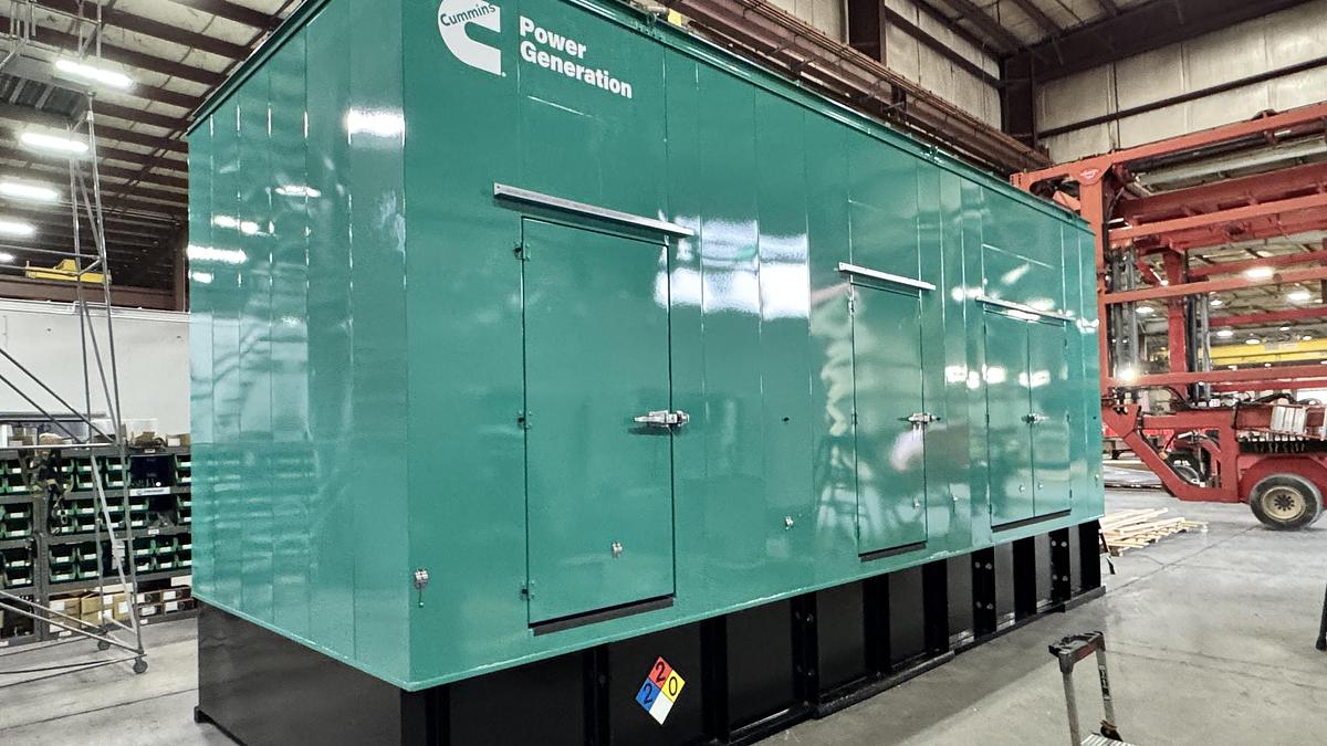 Used NEW CUMMINS C1500D6E STATIONARY GENERATOR SET