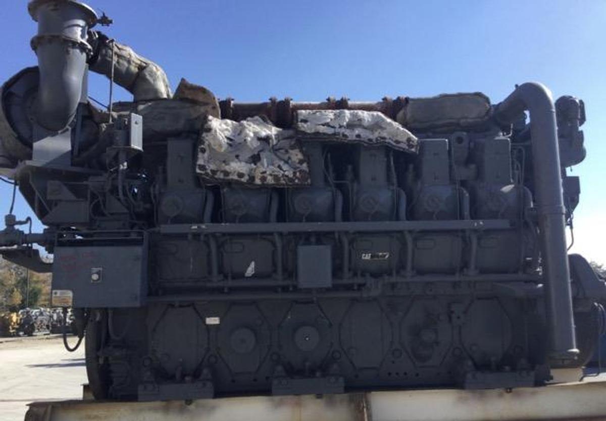 Used 3550HP CATERPILLAR G3612 NATURAL GAS ENGINE