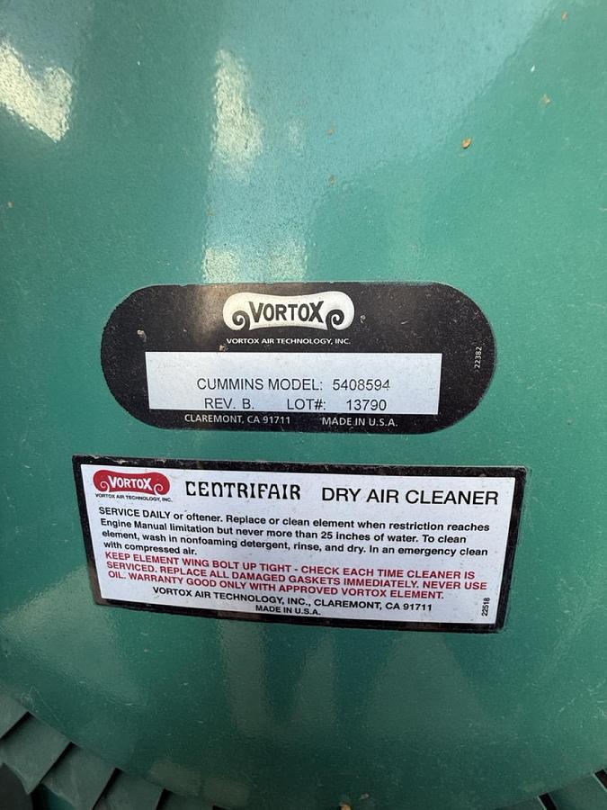 Used 2011 CUMMINS 450GFGA STATIONARY NATURAL GAS GENERATOR