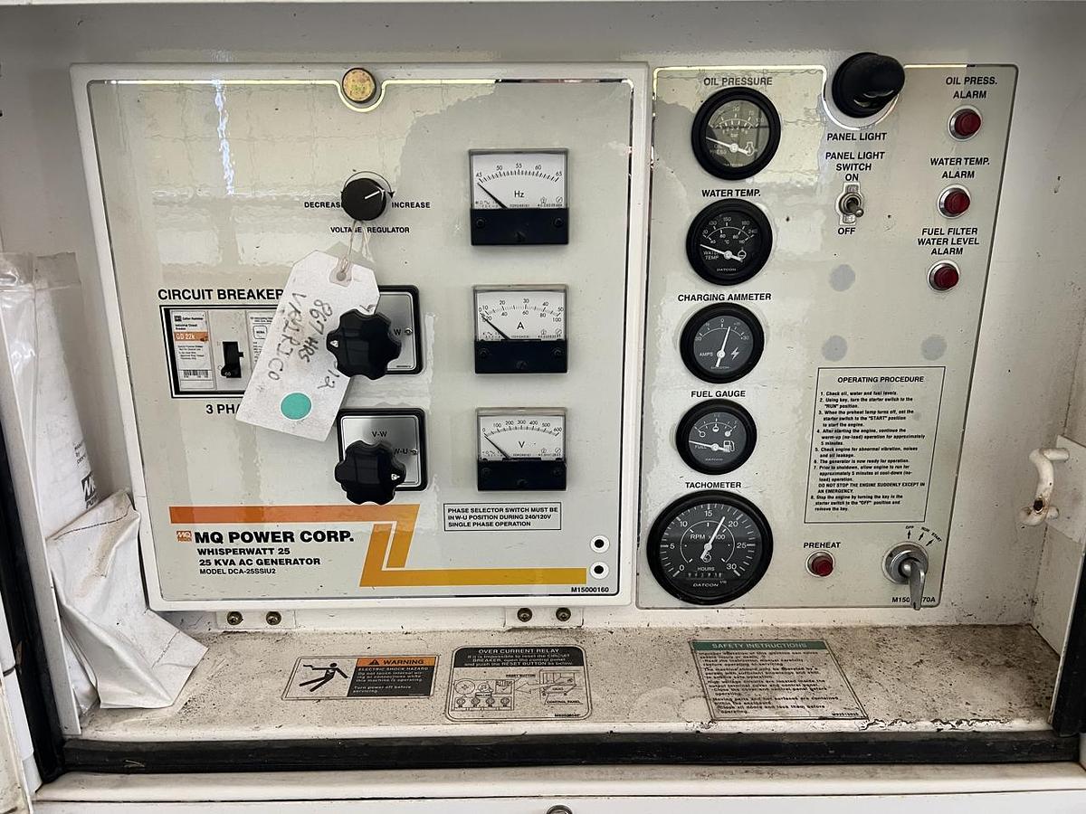 Used 2007 MultiQuip DCA25SSIU Diesel Generator
