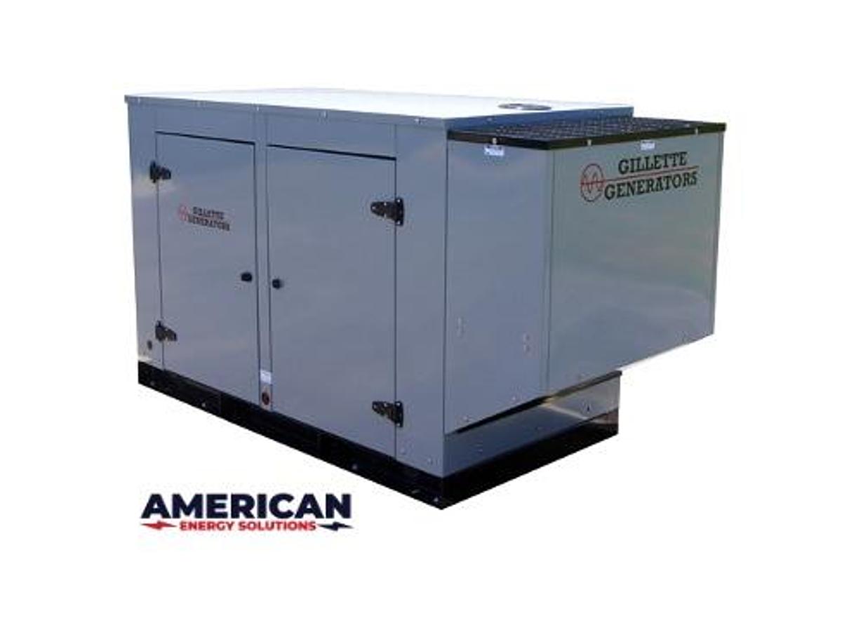 NEW GILLETTE SP-410 STATIONARY GENERATOR SET