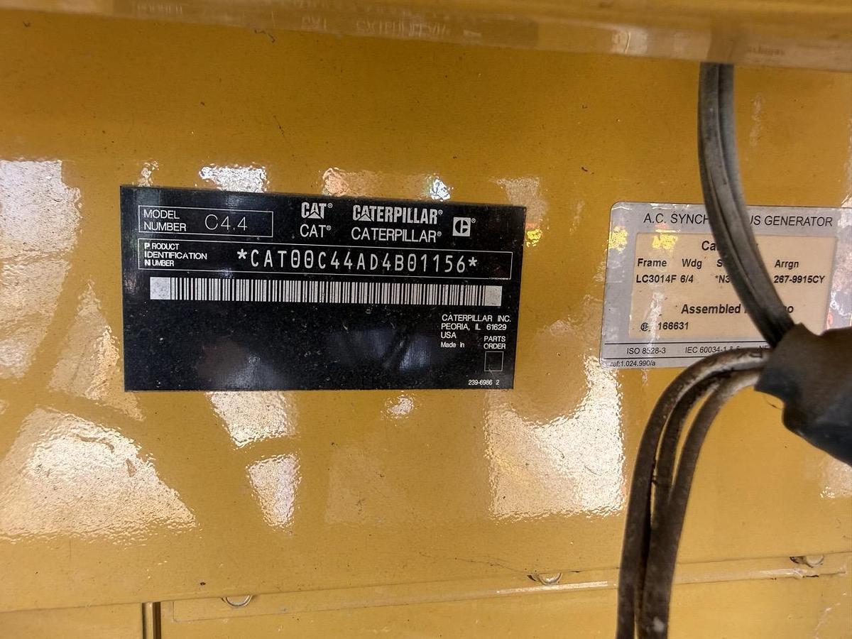 Used 2009 Caterpillar D100-6 Diesel Generator