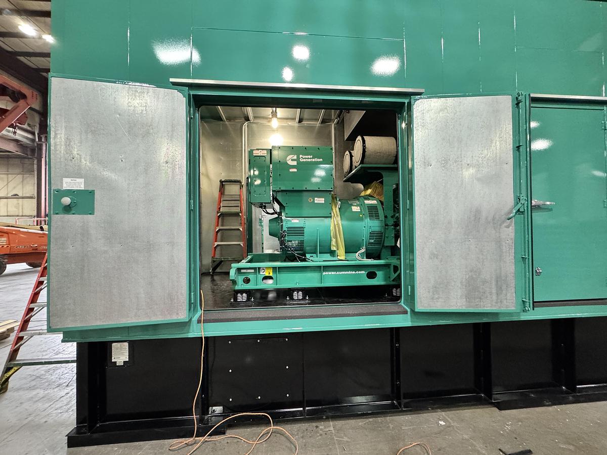 Used NEW CUMMINS C1500D6E STATIONARY GENERATOR SET