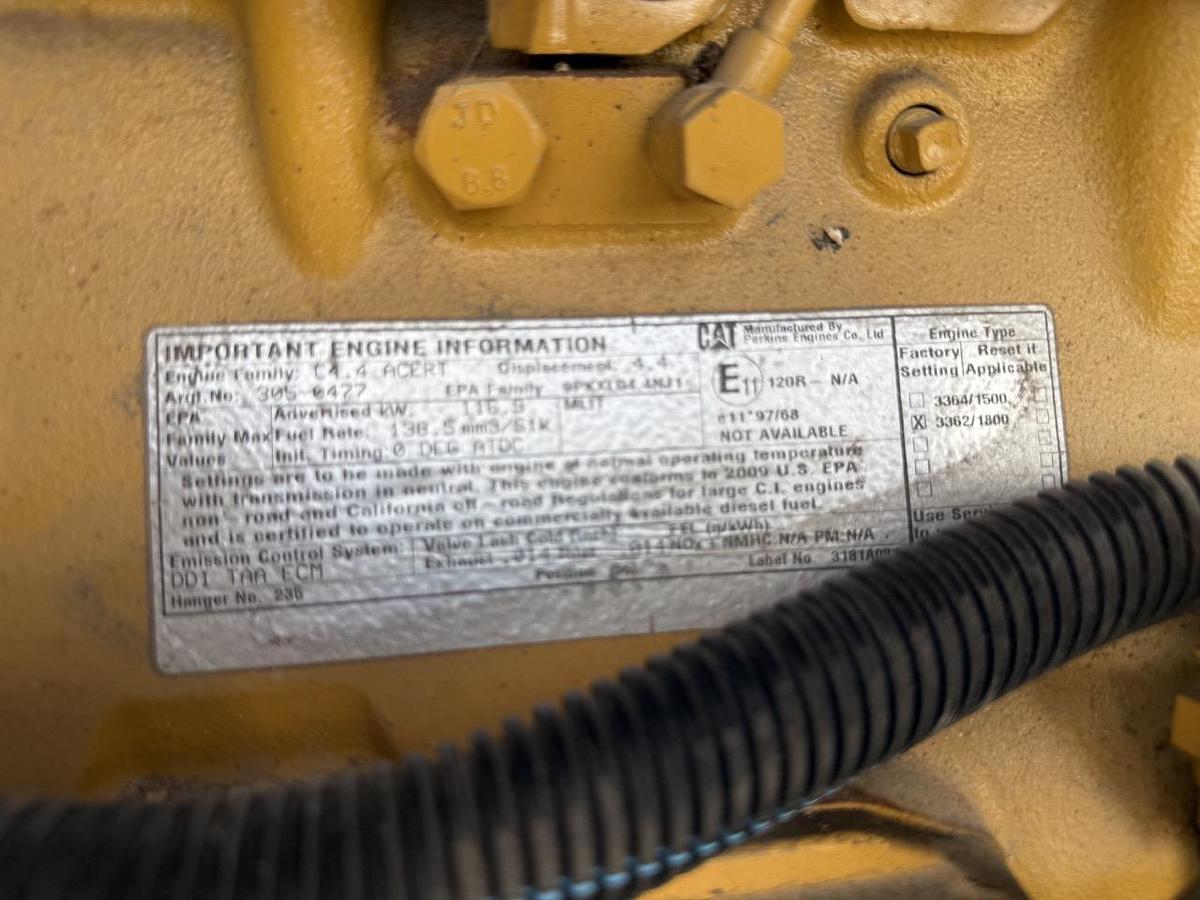 Used 2009 Caterpillar D100-6 Diesel Generator