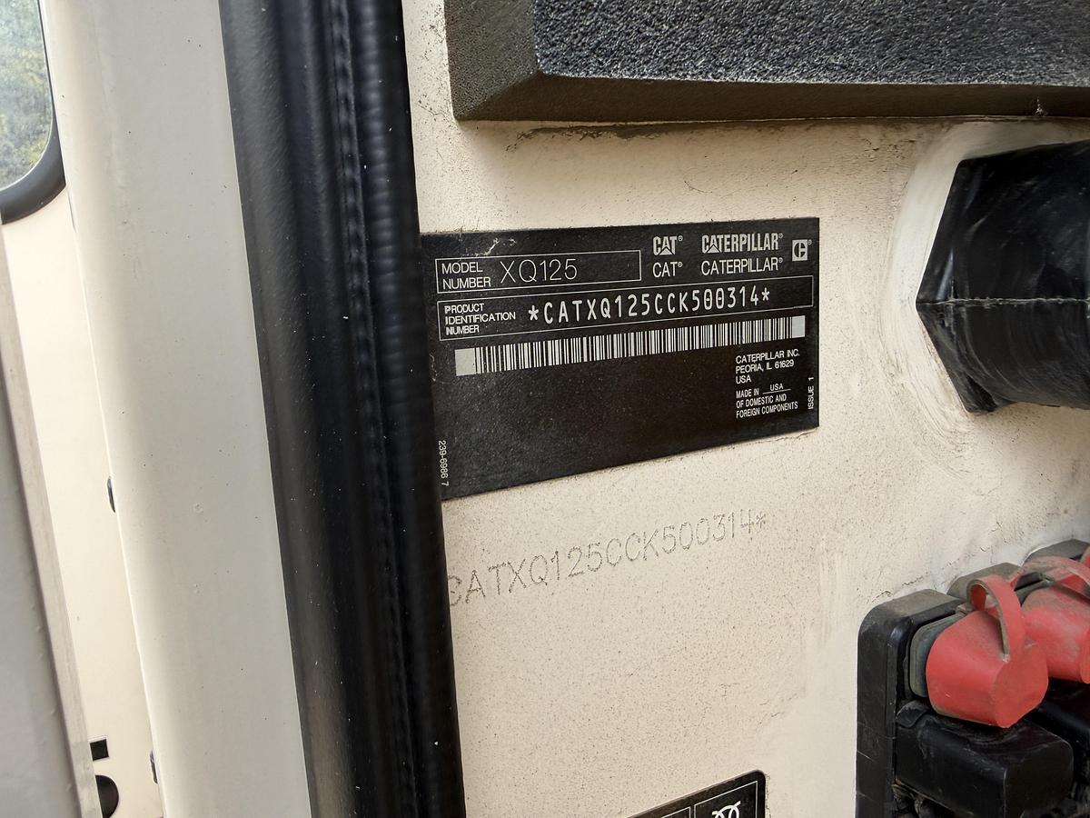 Used 2019 Caterpillar XQ125 Diesel Generator