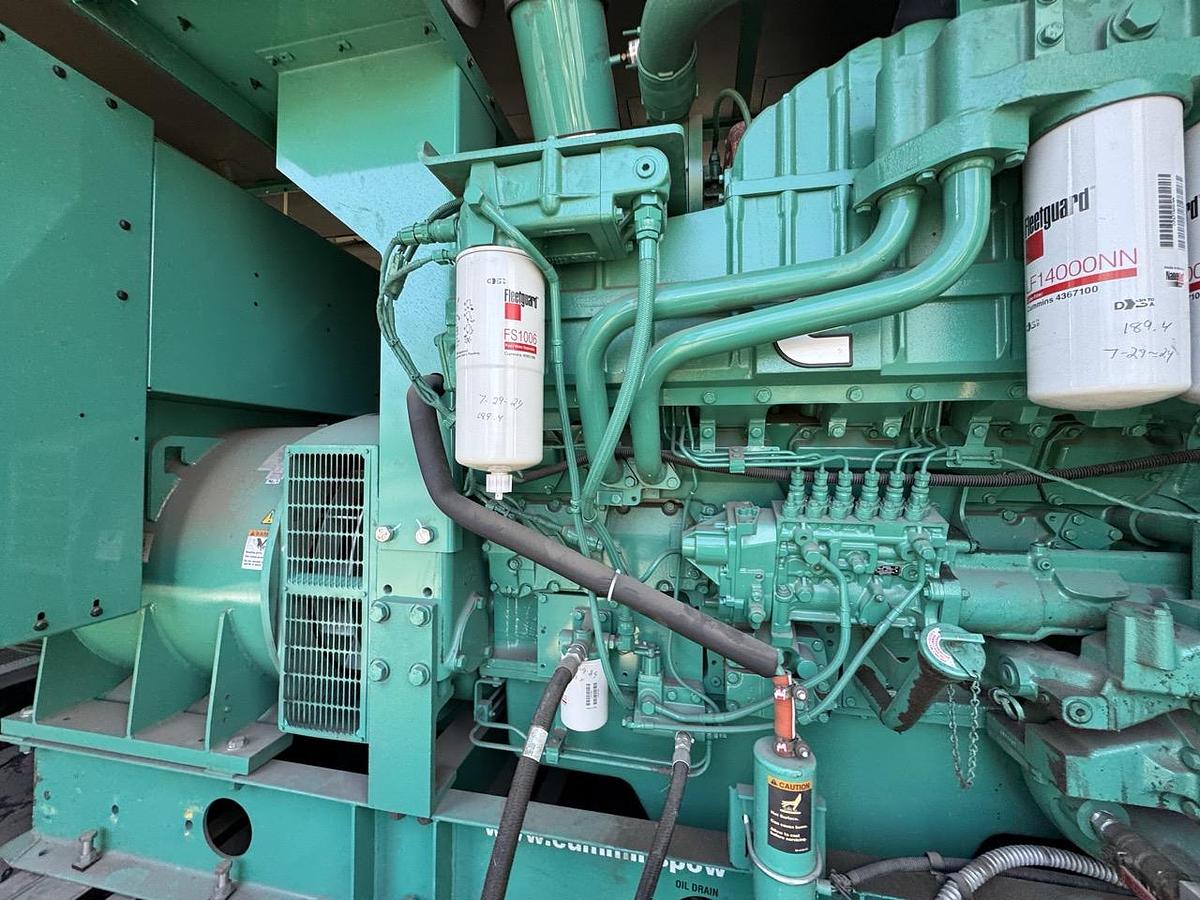 Used 1000KW CUMMINS DQFAD DIESEL GENERATOR