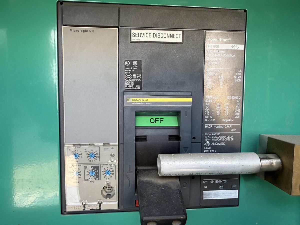 Used 2015 CUMMINS 500GFGB STATIONARY GENERATOR