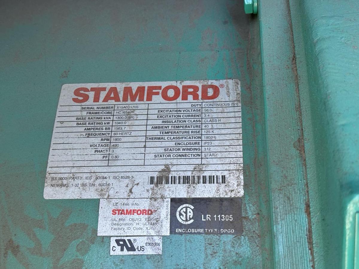 Used 1000KW CUMMINS DQFAD DIESEL GENERATOR