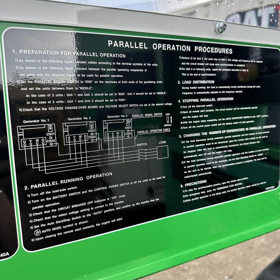 Used 320KW MULTIQUIP DCA400SSIU4F DIESEL GENERATOR