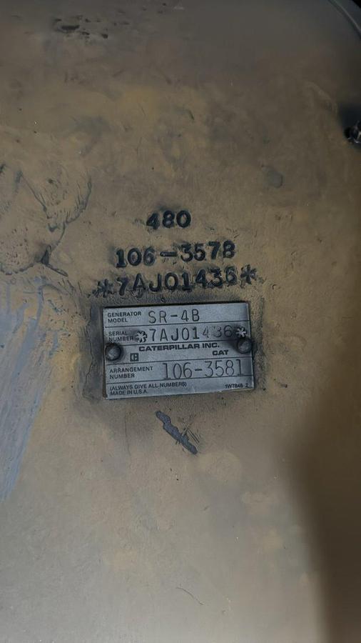 Used 1998 Caterpillar 3412 Diesel Generator