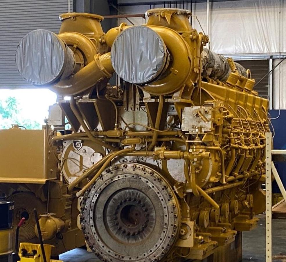 Used 3860HP CATERPILLAR G3612 NATURAL GAS ENGINE