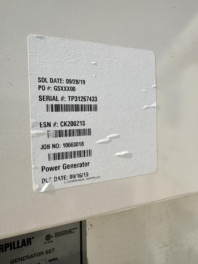 Used 2019 CATERPILLAR XQ230 MOBILE DIESEL GENERATOR