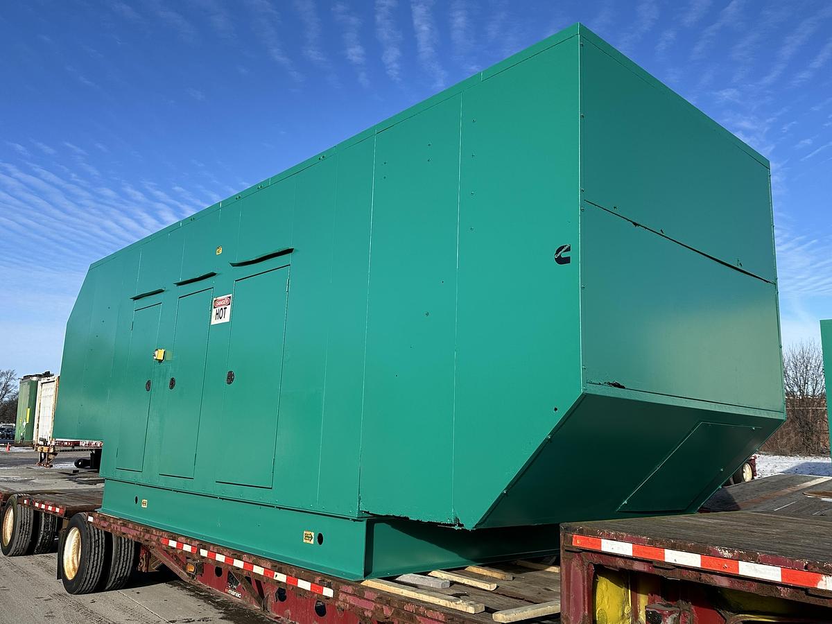 Used 2011 CUMMINS 500GFGA STATIONARY GENERATOR SET