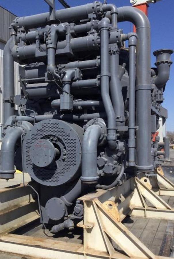 Used 3550HP CATERPILLAR G3612 NATURAL GAS ENGINE